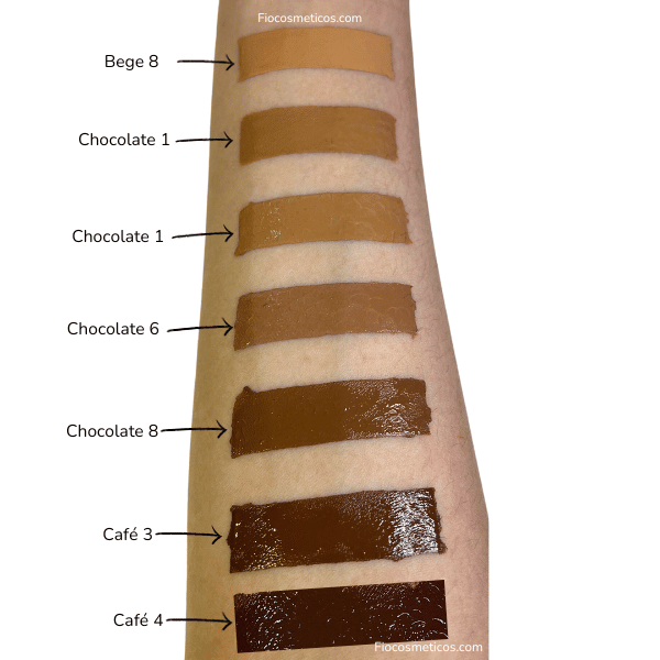 Base liquida tono choco 1-Melu (Ruby Rose)
