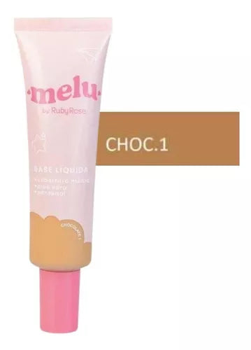 Base liquida tono choco 1-Melu (Ruby Rose)