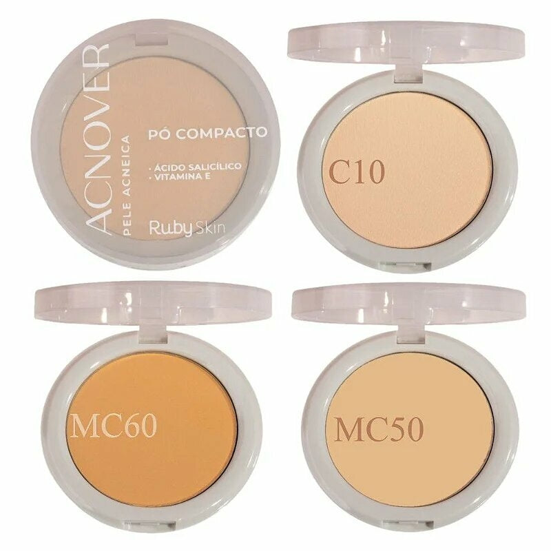 Polvo compacto c10 anti acne (ruby rose)
