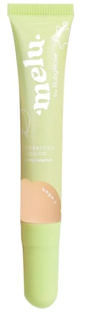 Corrector líquido con aplicador tono beige 3 melu  (Ruby Rose)